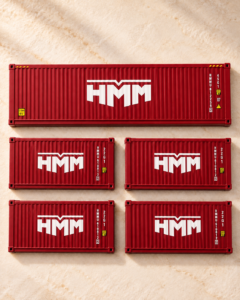 Pack de 5 aimants HMM — Rouge