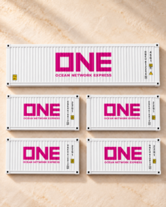 Pack de 5 aimants ONE — Blanc